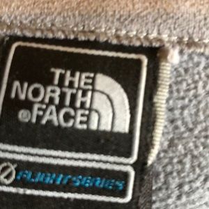 The North Face flight series blue and gray zip up